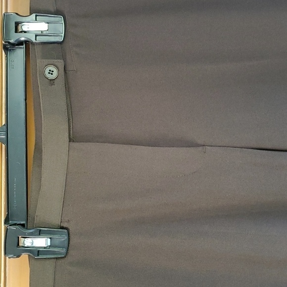 Women's‎ trousers.  Brown size 8PS. Zipper front. By Focus 2000. Straight. - Picture 2 of 7